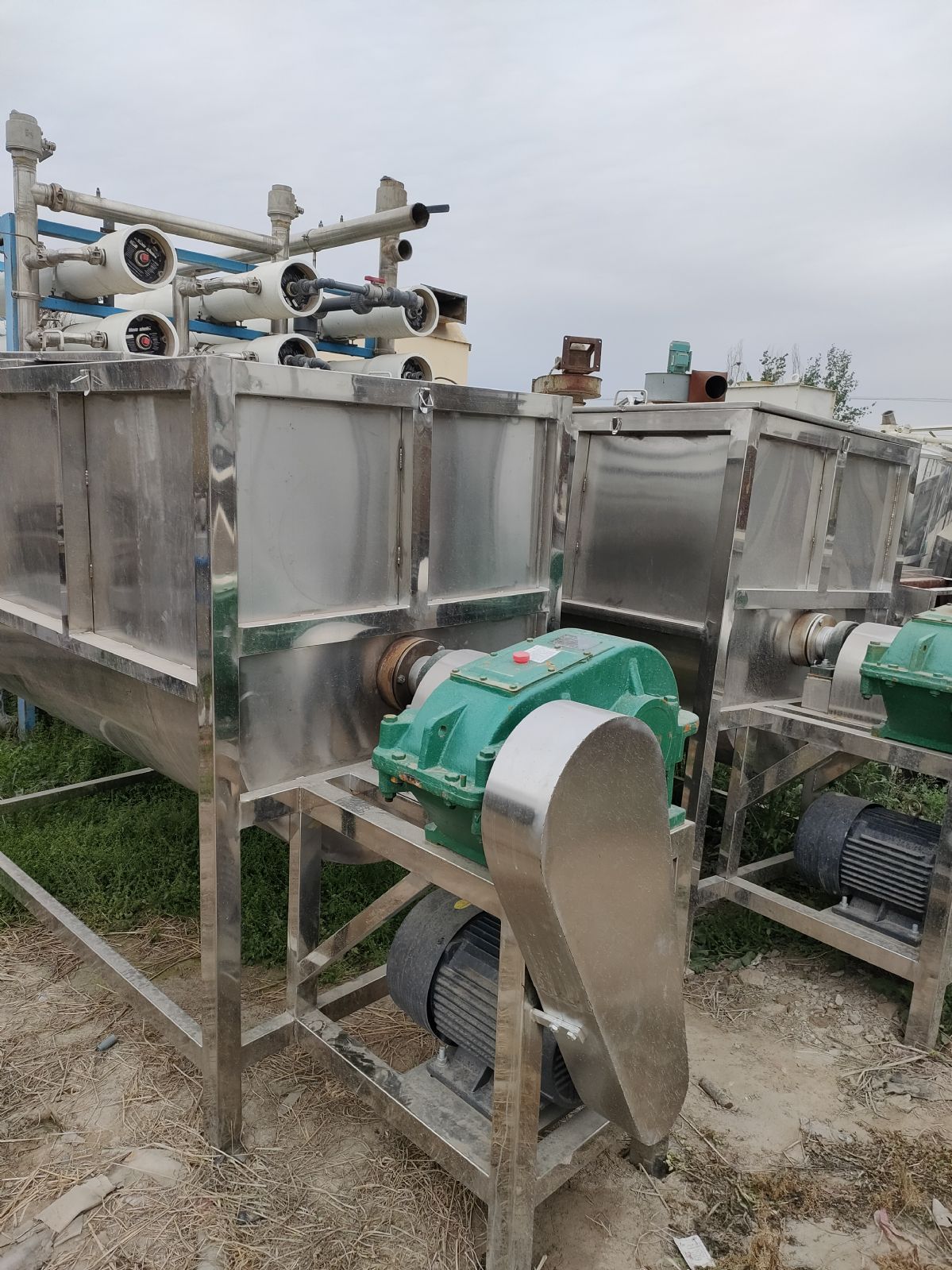 二手混合机二手螺带混合机二手3方不锈钢螺带混合机-1