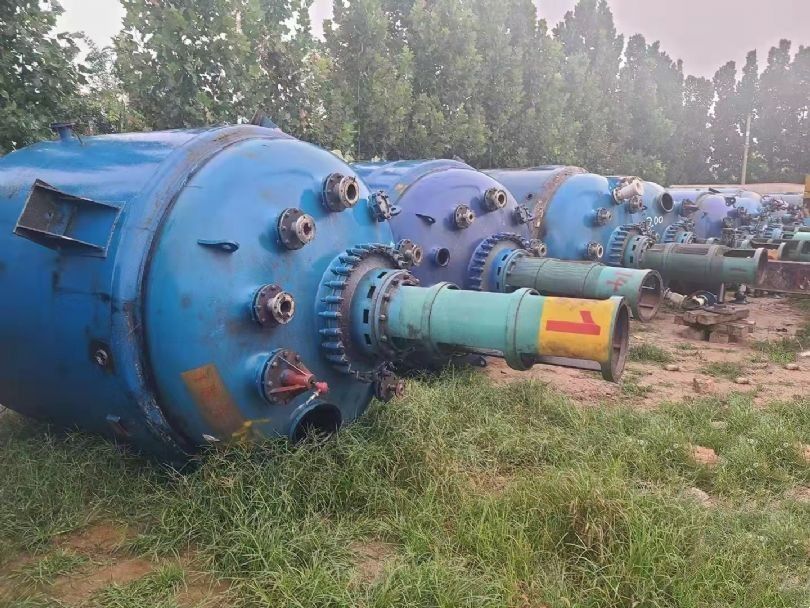 二手反应釜二手搪瓷反应釜二手2吨3吨5吨10吨电加-1