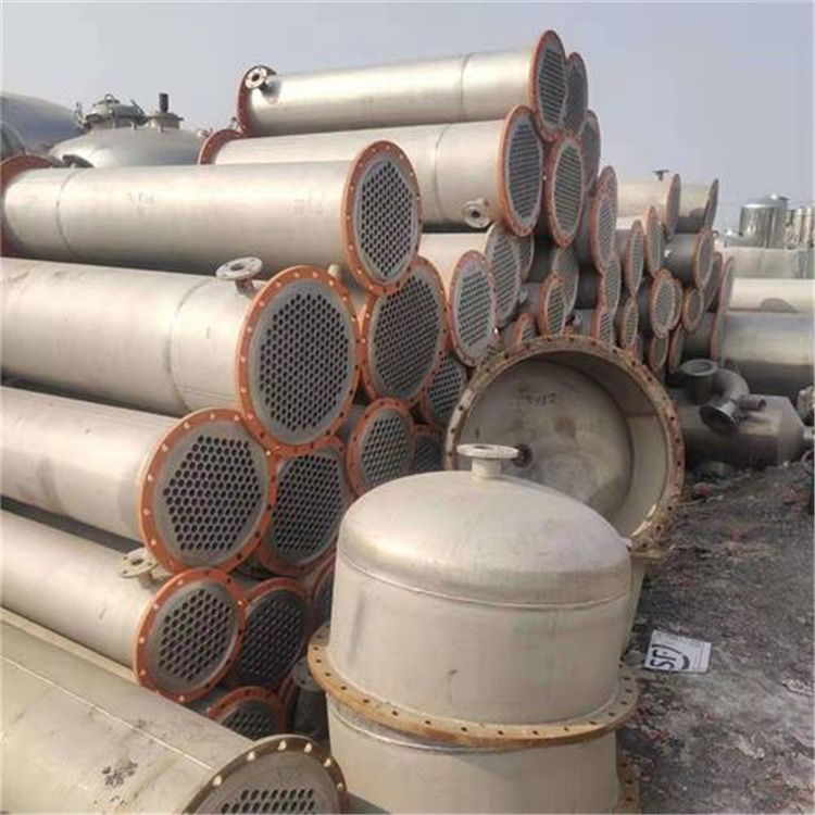 二手冷凝器二手10-750平方不锈钢列管冷疑器大量-2