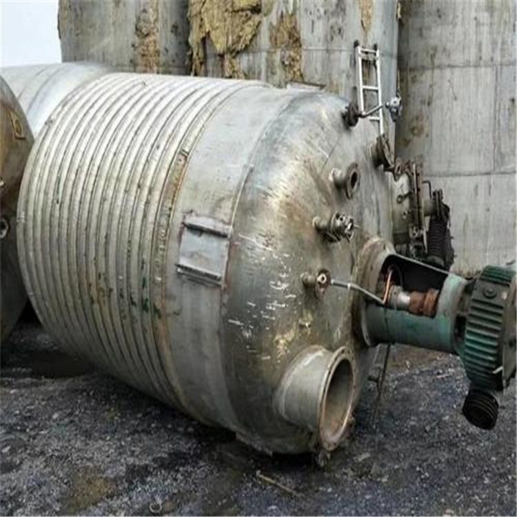 二手反应釜二手不锈钢反应釜二手10立方盘管反应釜-2