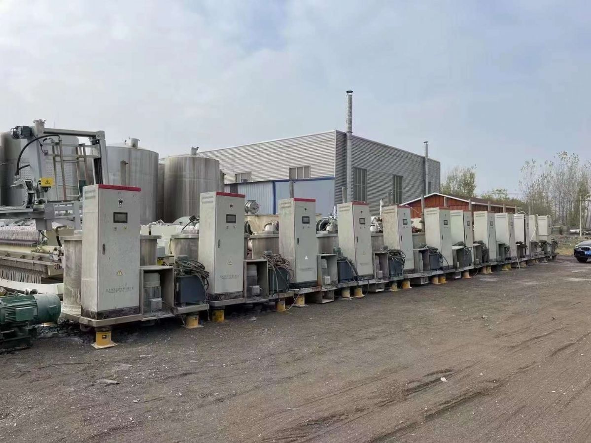 二手离心机二手1250拉袋式平板刮刀下卸料离心机赛-2