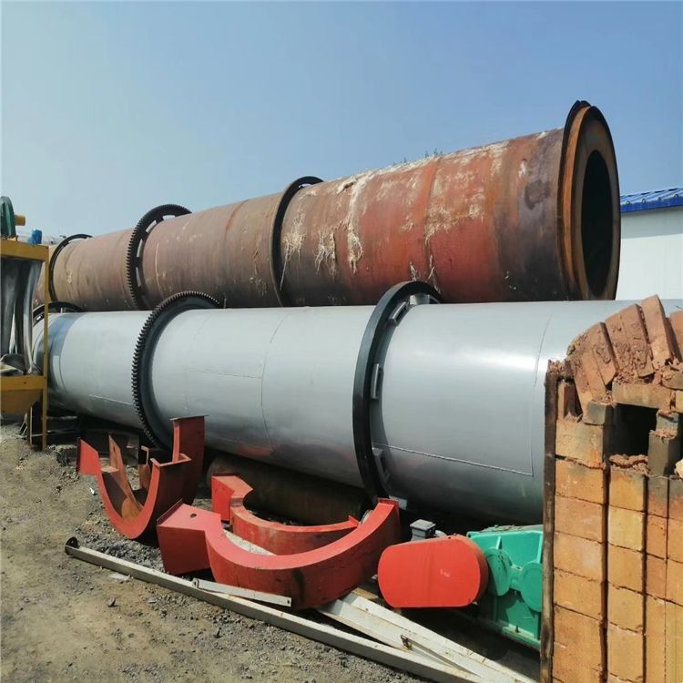 二手烘干机二手滚筒烘干机二手木屑酒糟滚筒烘干机 有-2