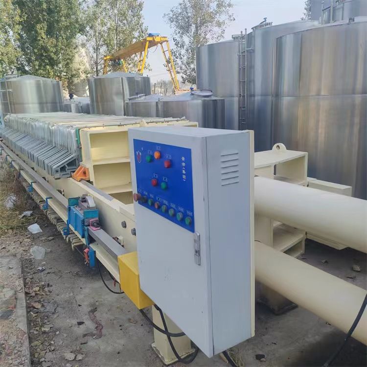 二手压滤机二手工业厢式压滤机 自动液压压滤机 固液-1