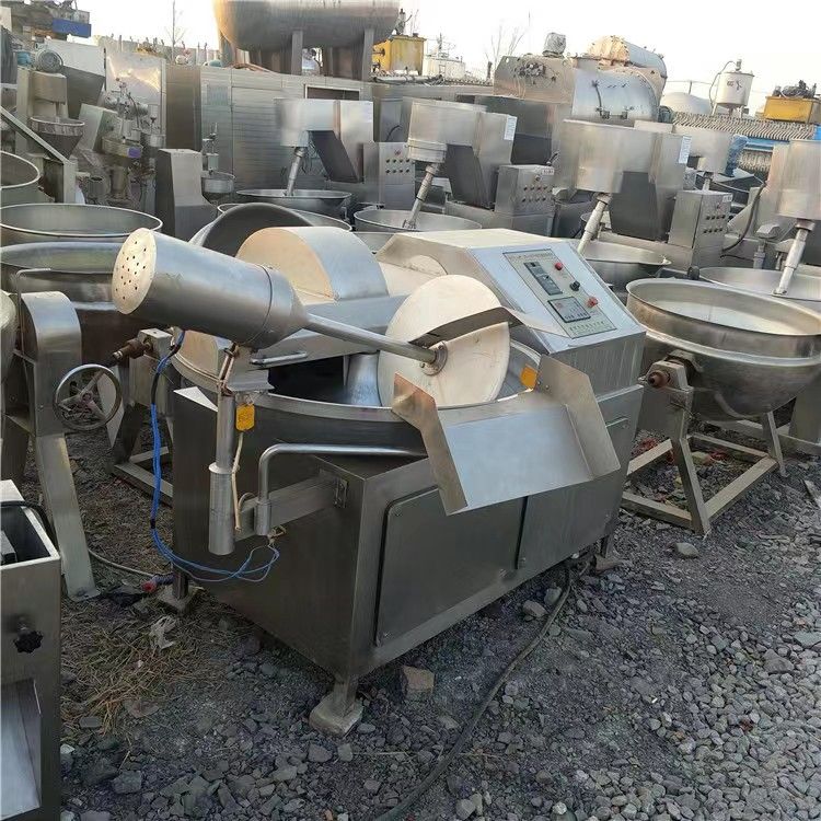 二手80斩拌机40斩拌机火腿肠馅料斩拌机 变频调速-1