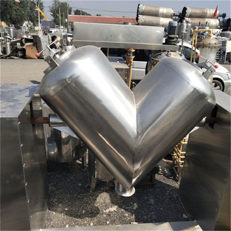 二手混合机二手v型混合机2000升粉料干粉饲料粉末-1