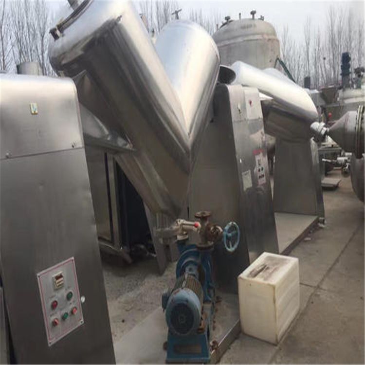 二手混合机二手v型混合机2000升粉料干粉饲料粉末-2