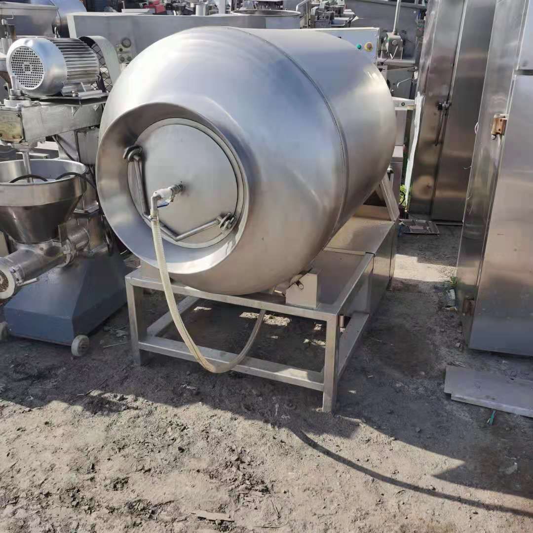 二手真空变频滚揉机二手1600L全自动倾斜式真空变-1