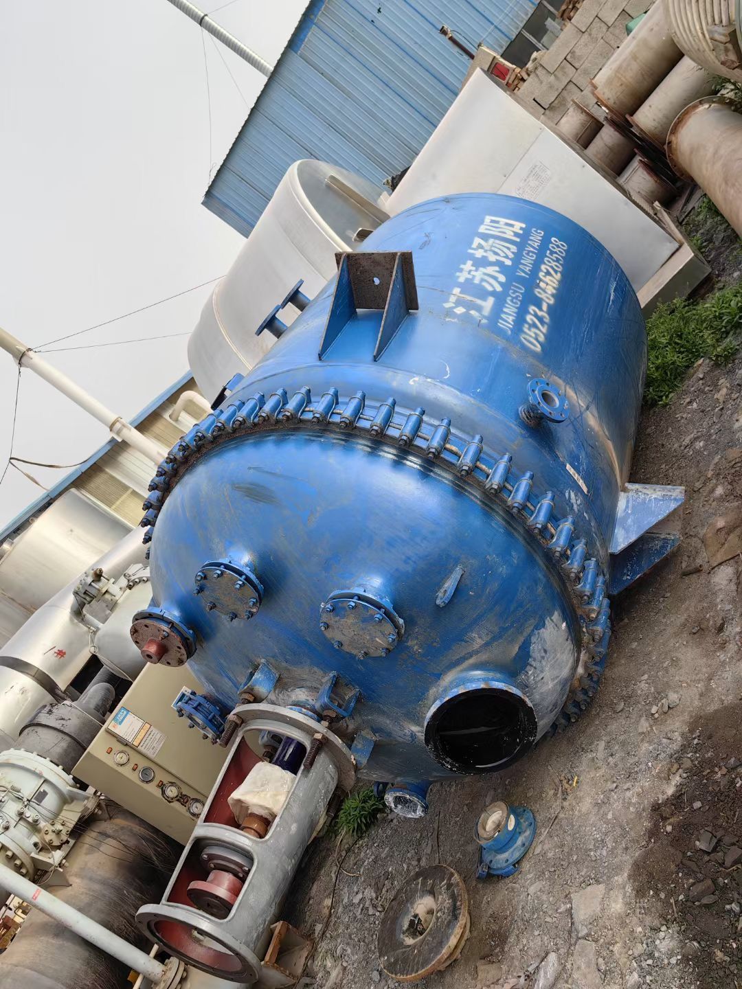 二手搪瓷反应釜 二手不锈钢反应釜-2