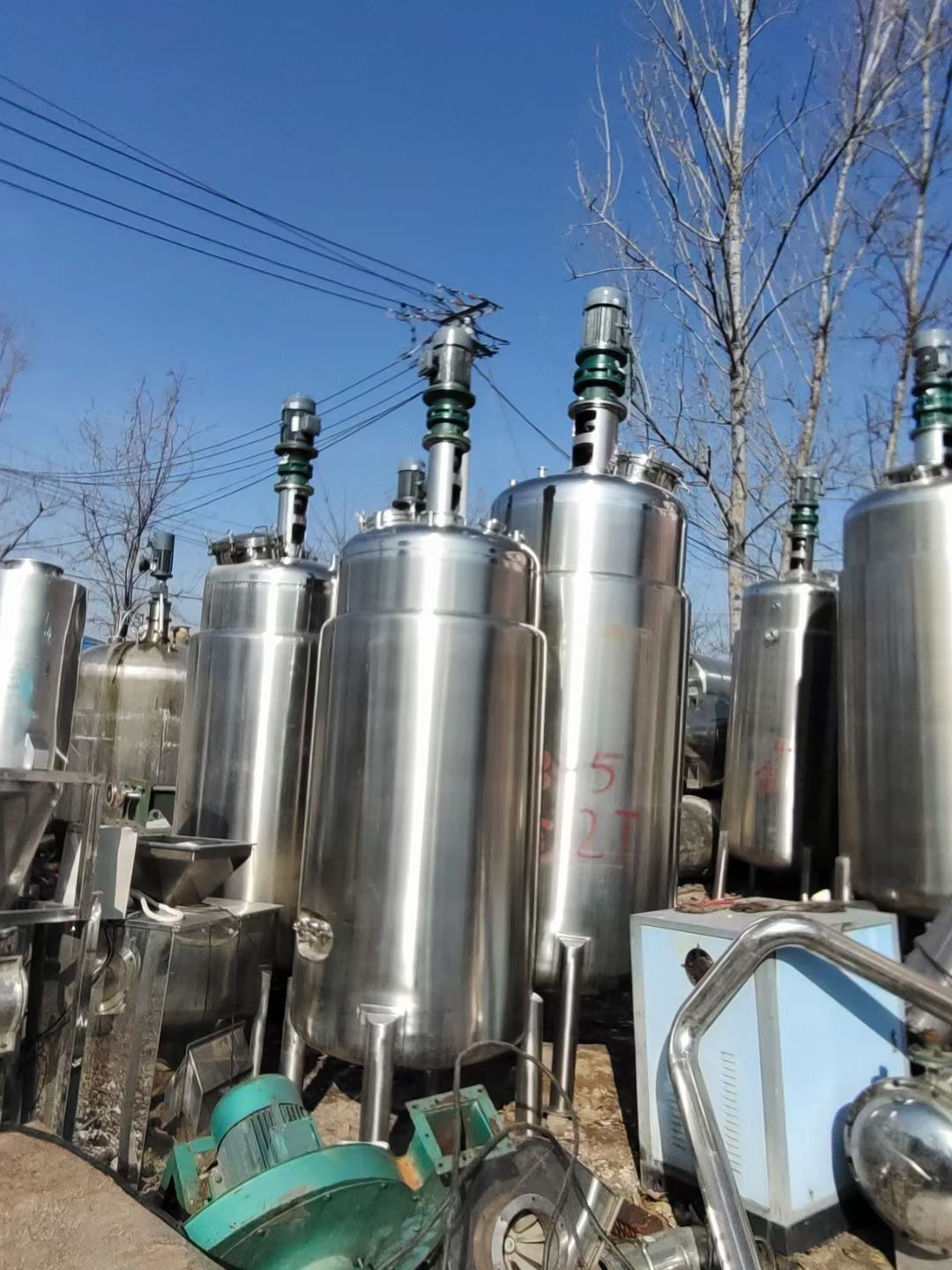 出售二手不锈钢生物发酵罐 各种规格-2