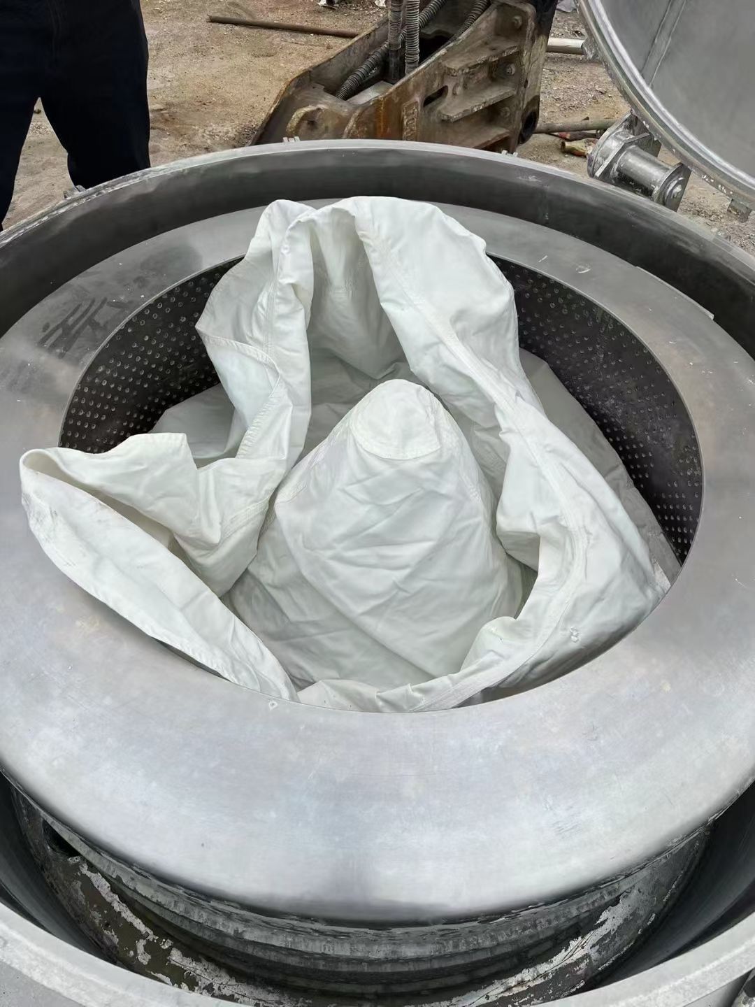 出售 二手平板式吊袋离心机 不锈钢材质-2