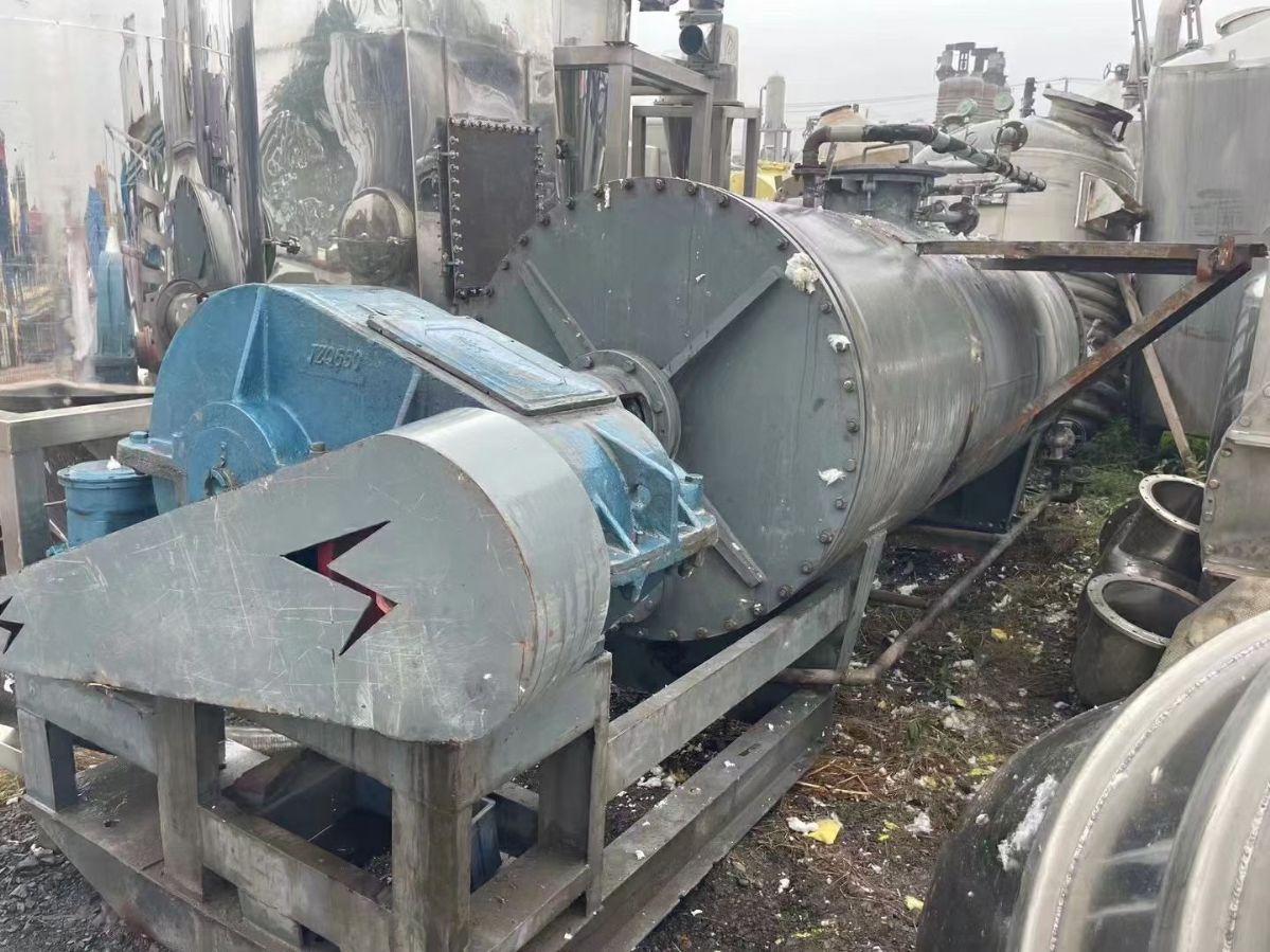 出售二手耙式干燥机 不锈钢材质 成色新 现货多台-1