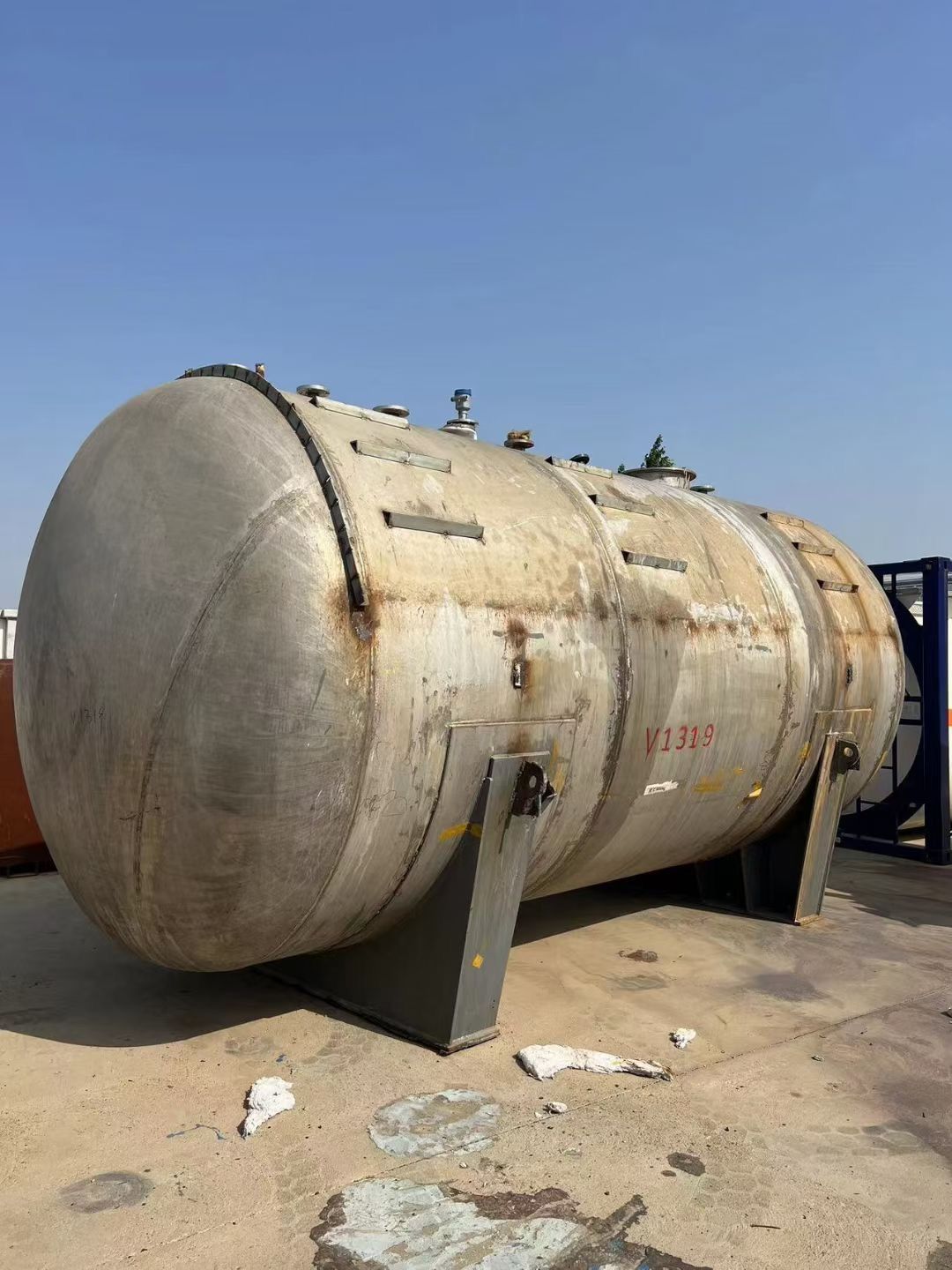 出售二手不锈钢储罐 立式不锈钢材质储罐 卧式储罐-1