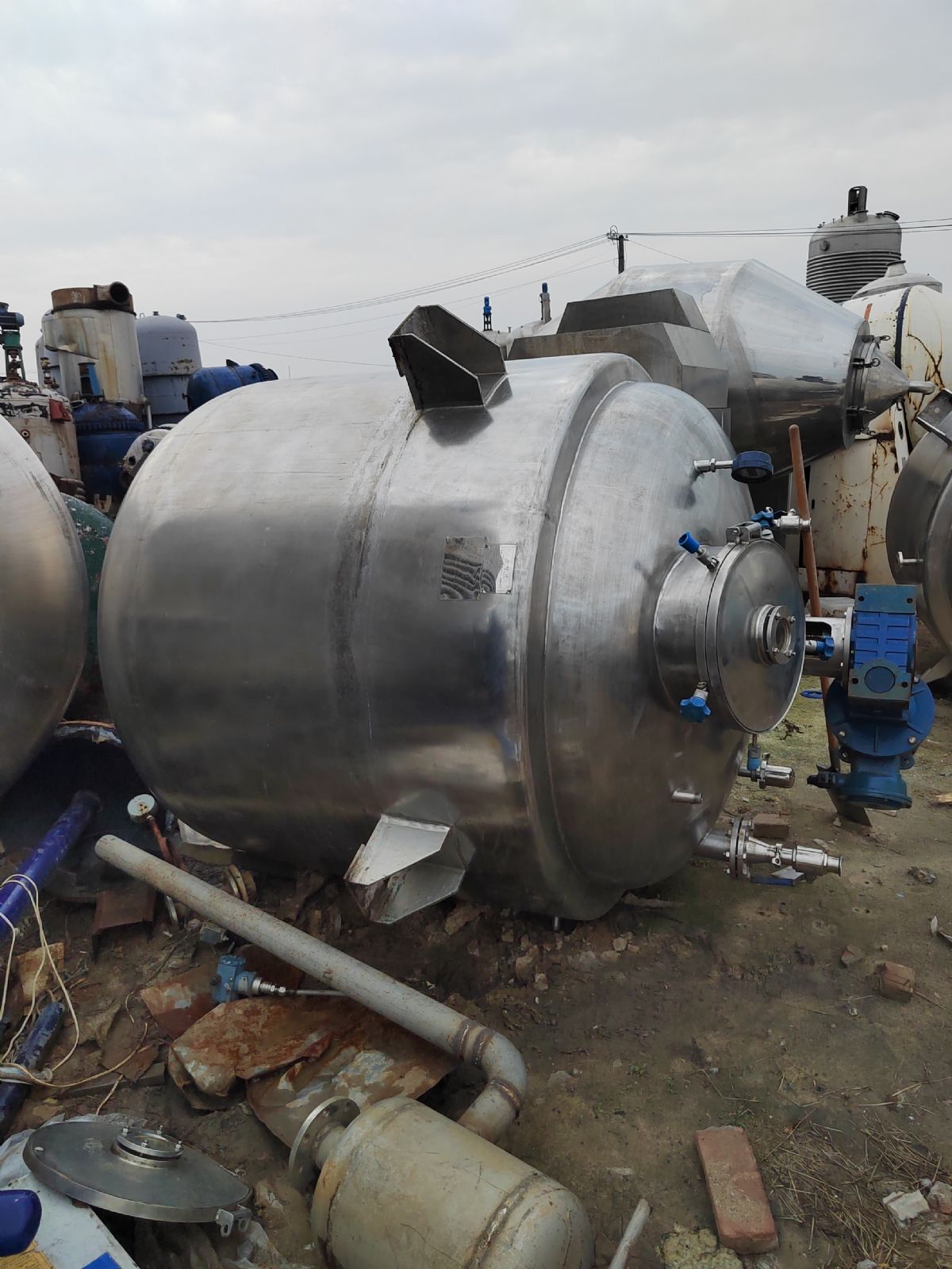 出售二手不锈钢结晶釜 不锈钢结晶反应釜-2