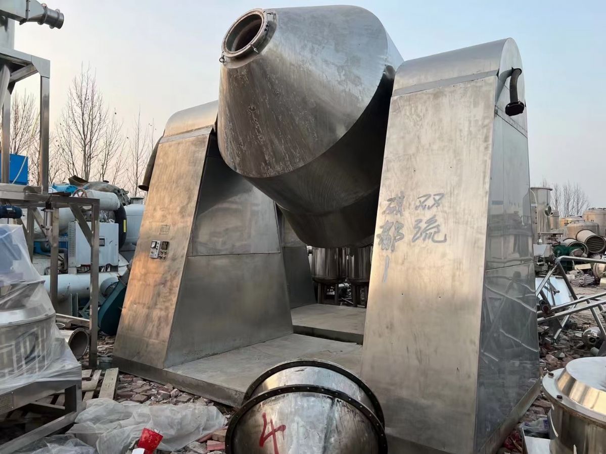 出售二手双锥干燥机 不锈钢材质 型号齐全现货处理-1