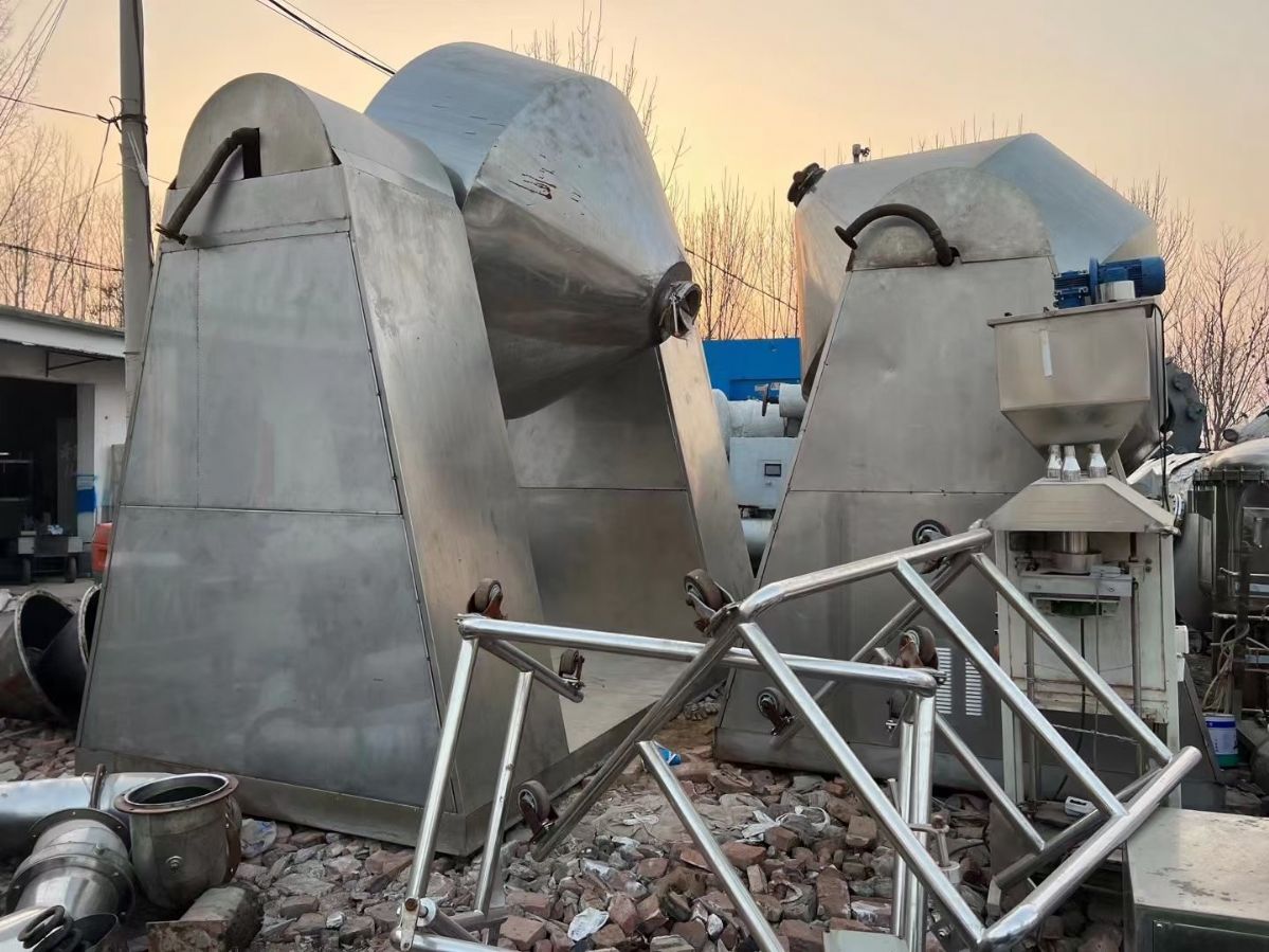 出售二手双锥干燥机 不锈钢材质 型号齐全现货处理-2