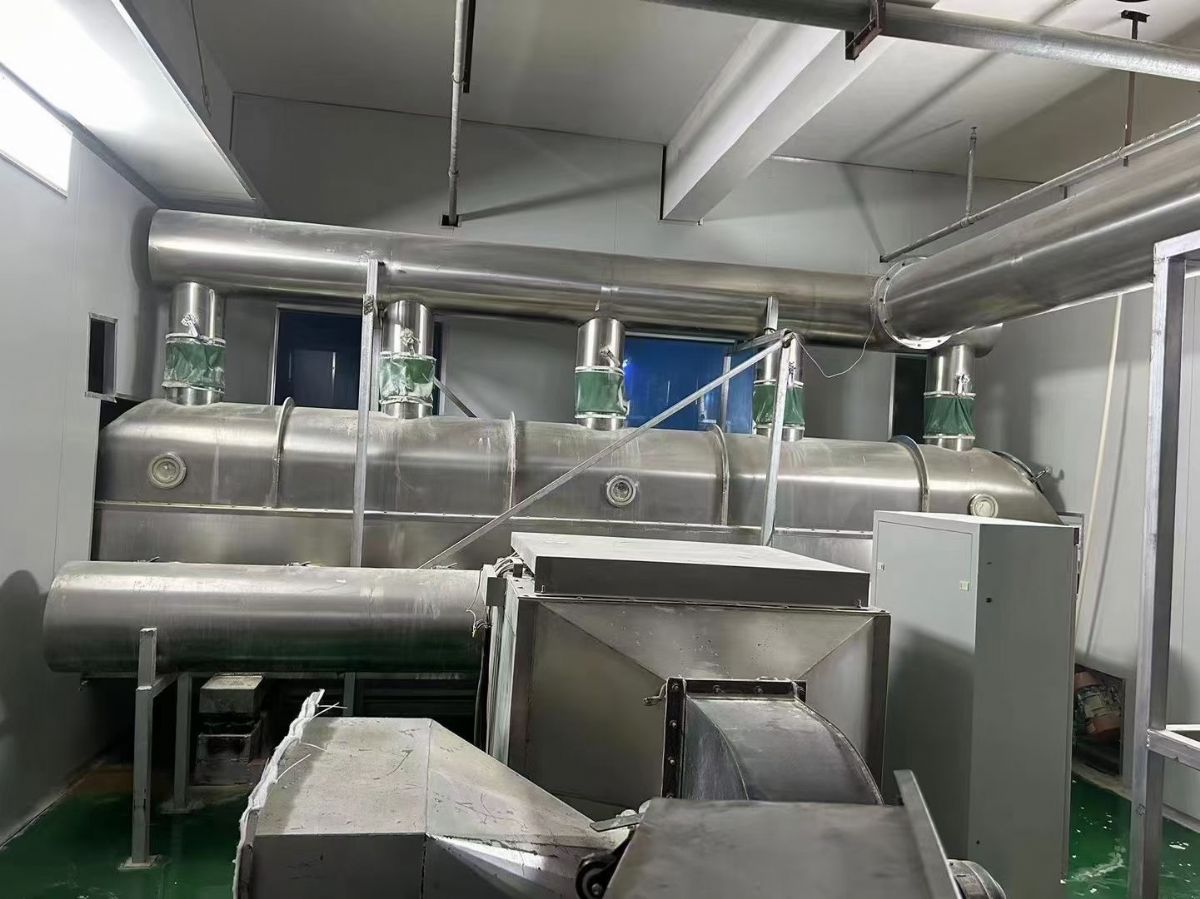 出售二手流化床干燥机 一条线 全不锈钢材质 型号齐-1