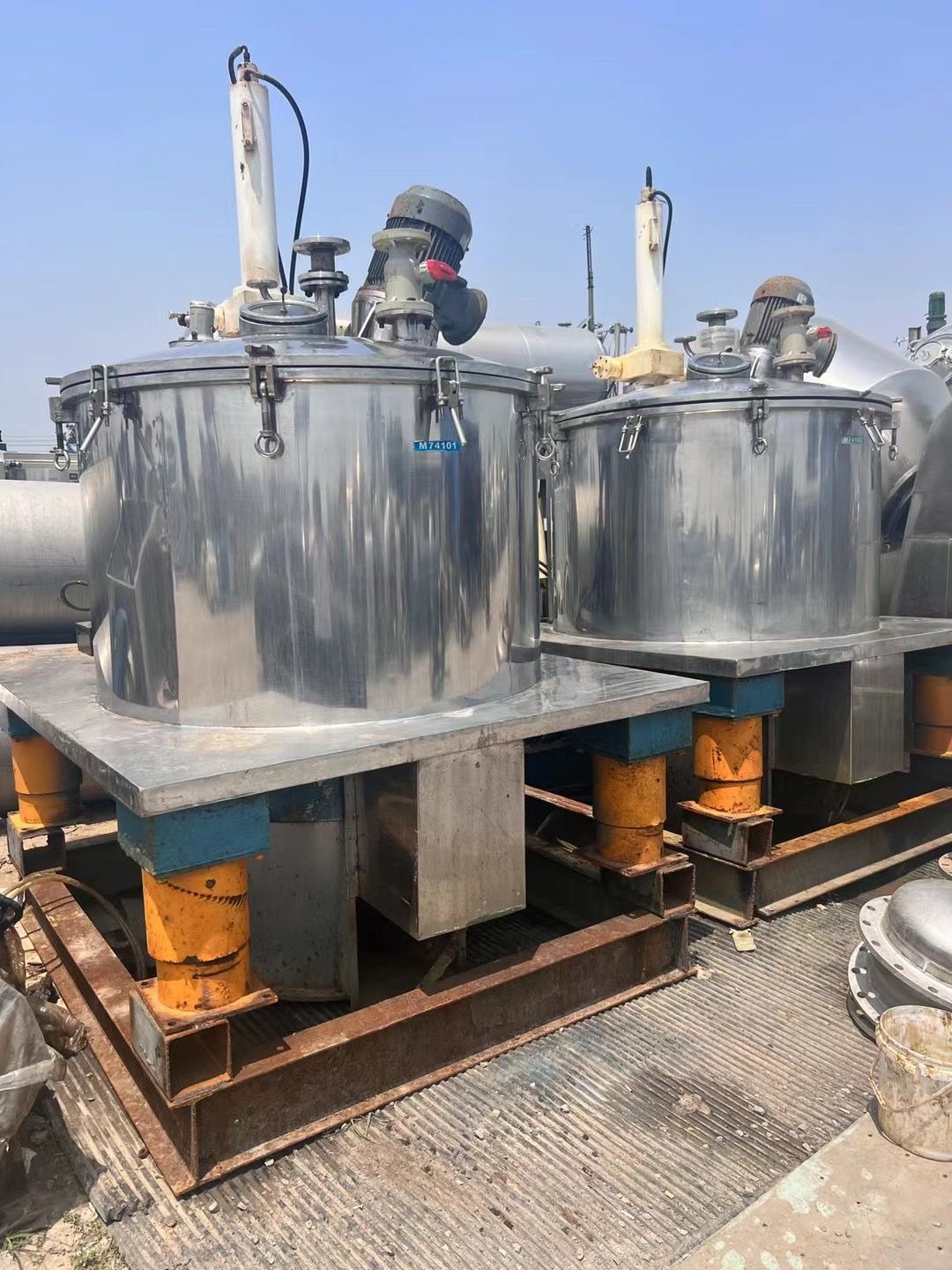 出售二手平板式下卸料离心机 布料器 各种规格 现货-2