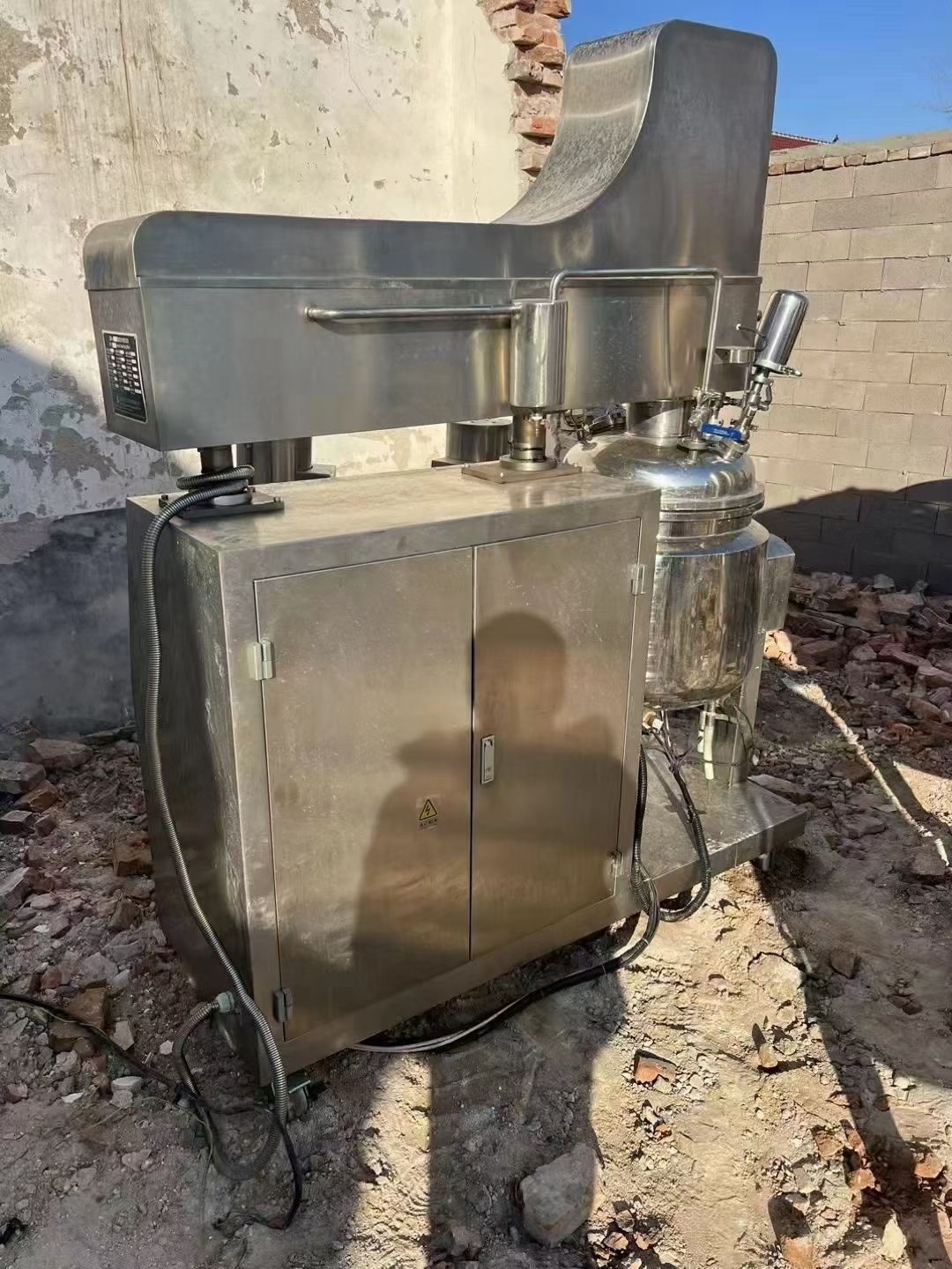 出售二手真空乳化机全套设备 各种型号规格-2