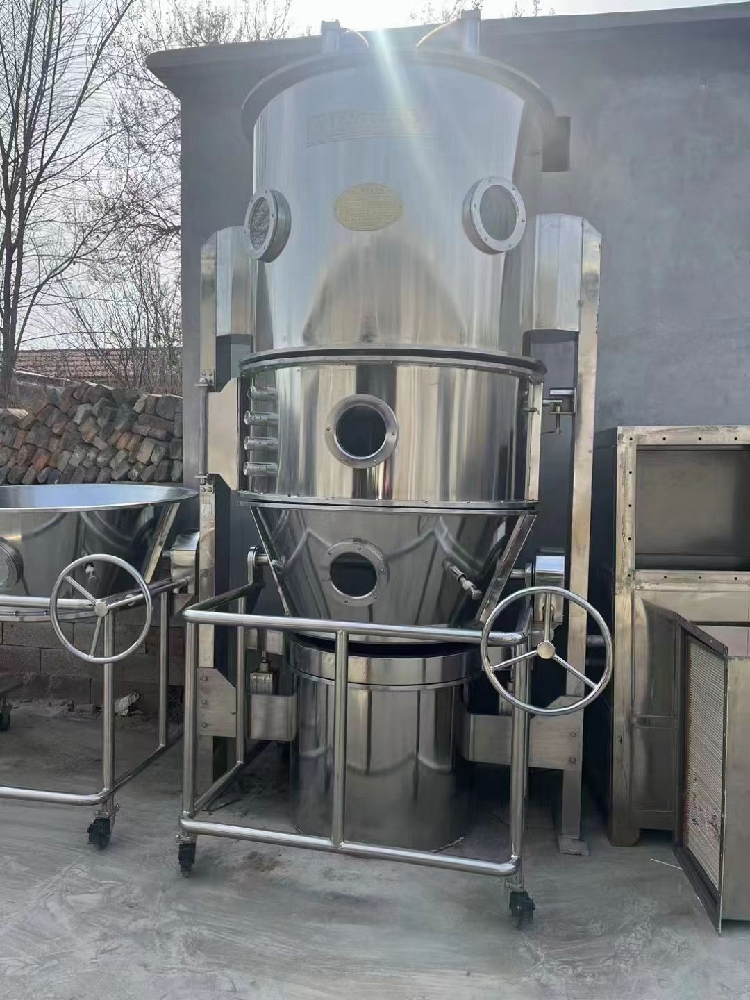 出售二手120型沸腾干燥机 不锈钢材质各种型号规格-1