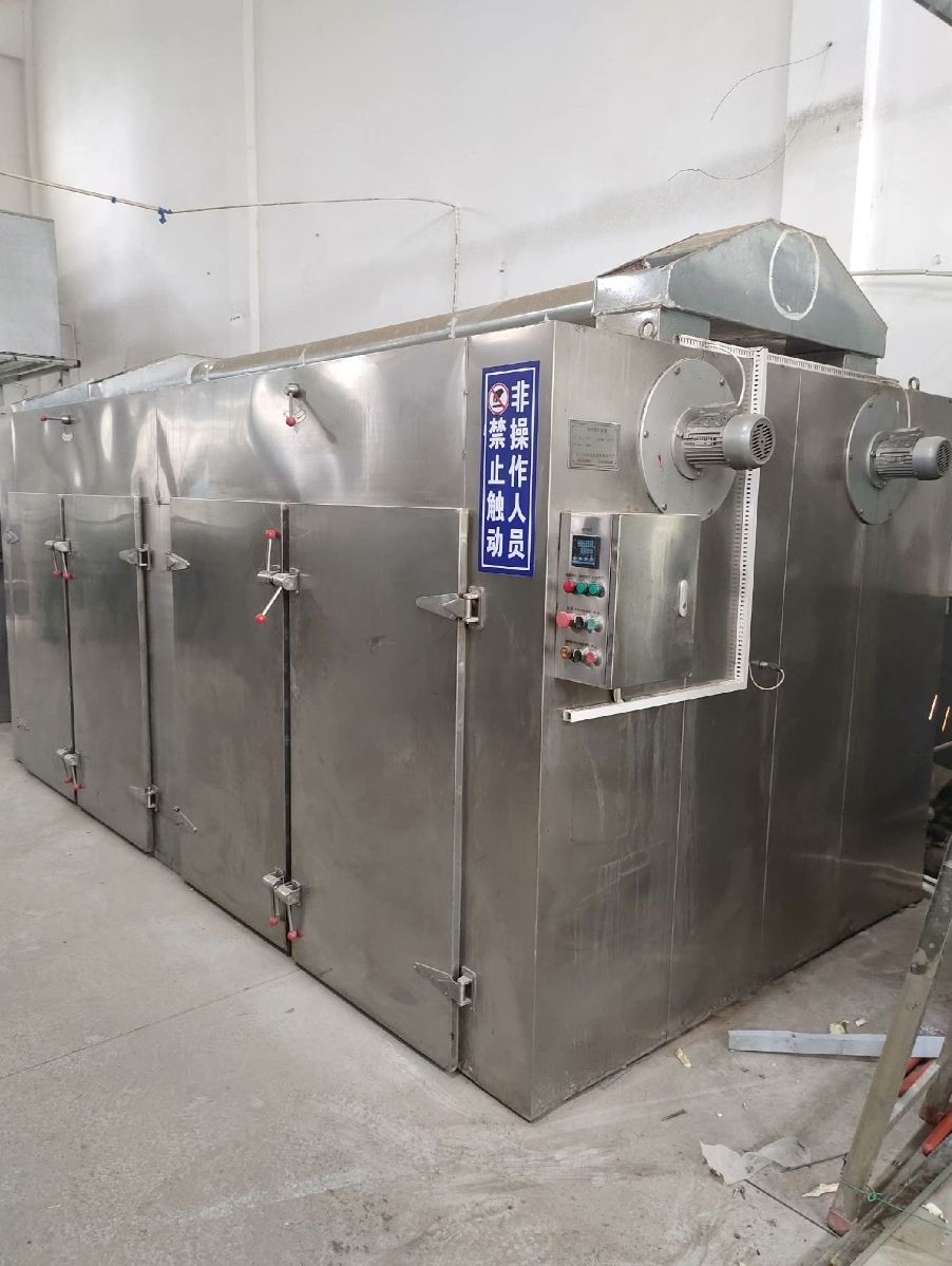 热风循环烘箱   九成新 配置4门8车 192个盘-1