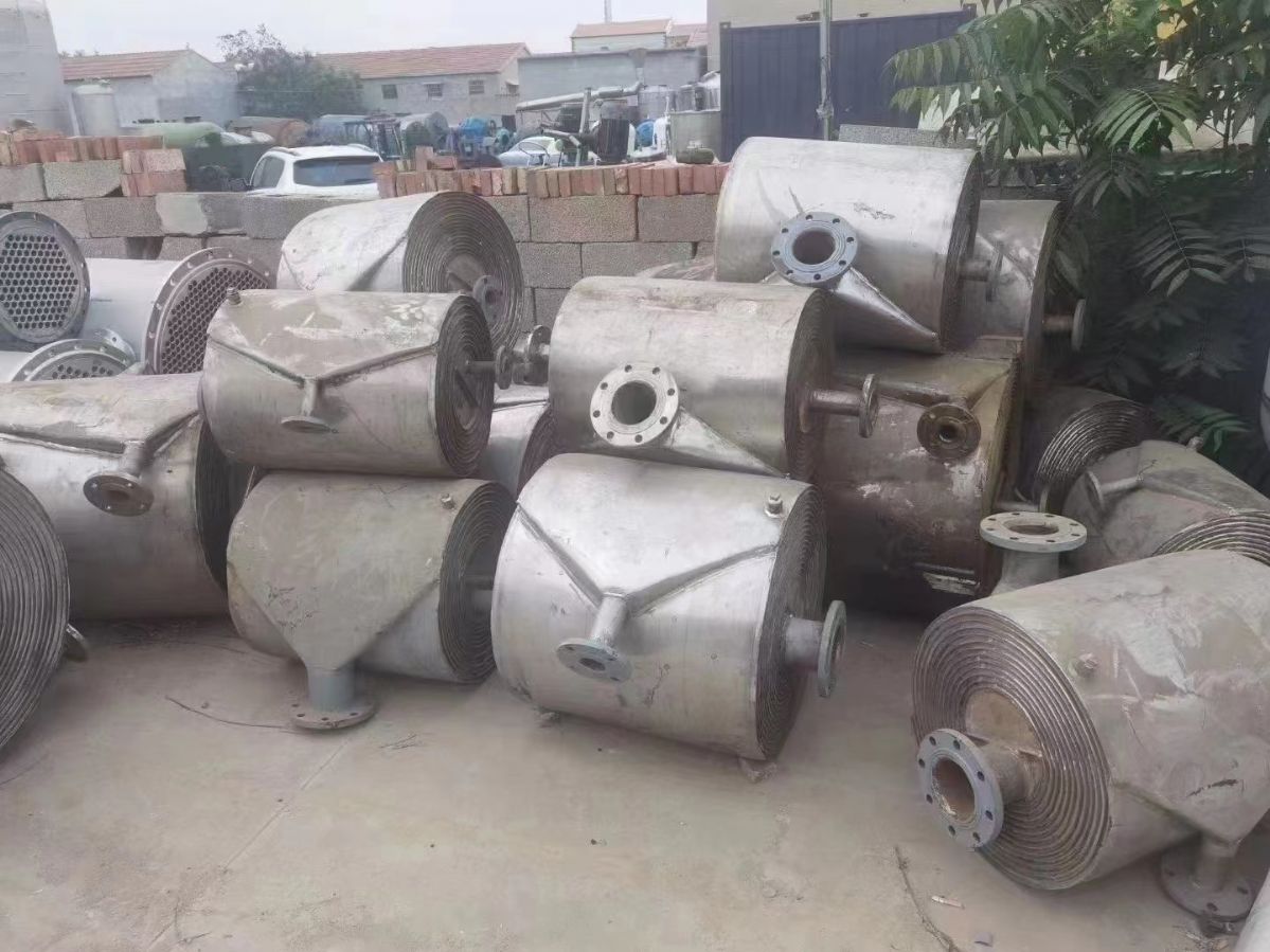 全国各地出售二手螺旋板换热器不锈钢材质 10平方 -2