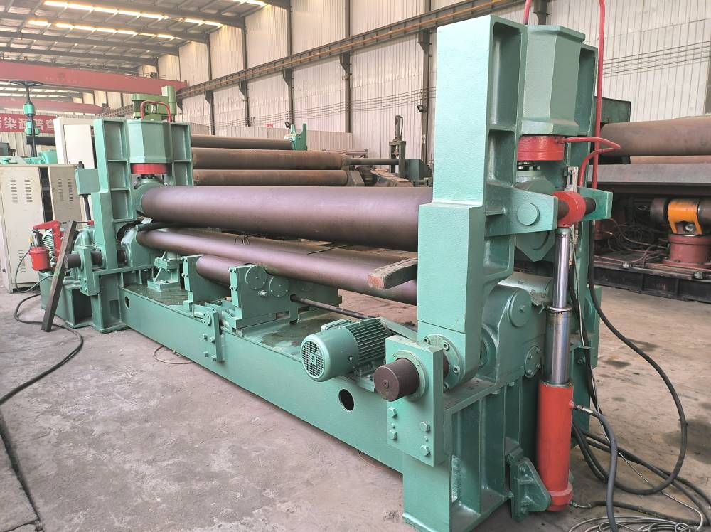 转让12x3000液压卷板机9成新二手卷板机-1