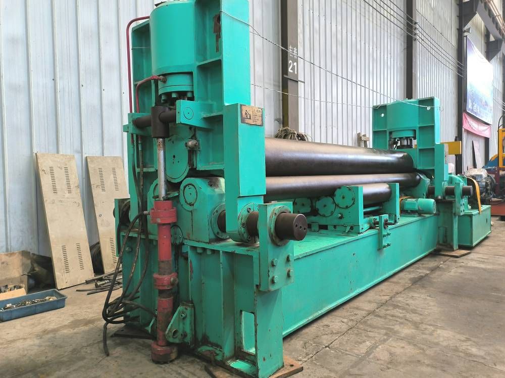 16x3200液压卷筒机二手数显卷板机-1