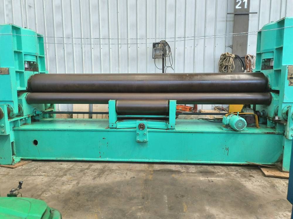 16x3200液压卷筒机二手数显卷板机-2