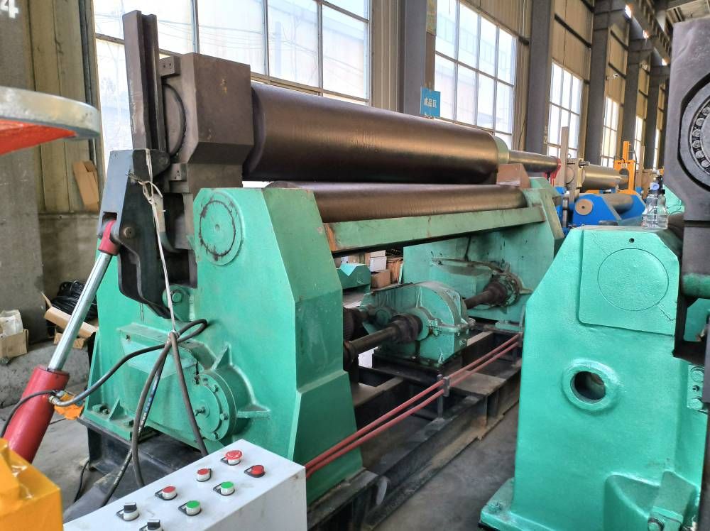 出租各种型号卷圆机 长短期二手卷板机出租 租赁卷板-1