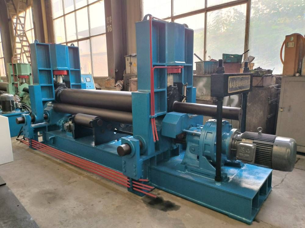 液压卷板机 20x2000二手卷圆机镇江锻压产-1