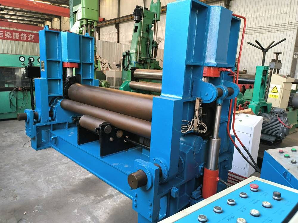 液压卷板机 20x2000二手卷圆机镇江锻压产-2