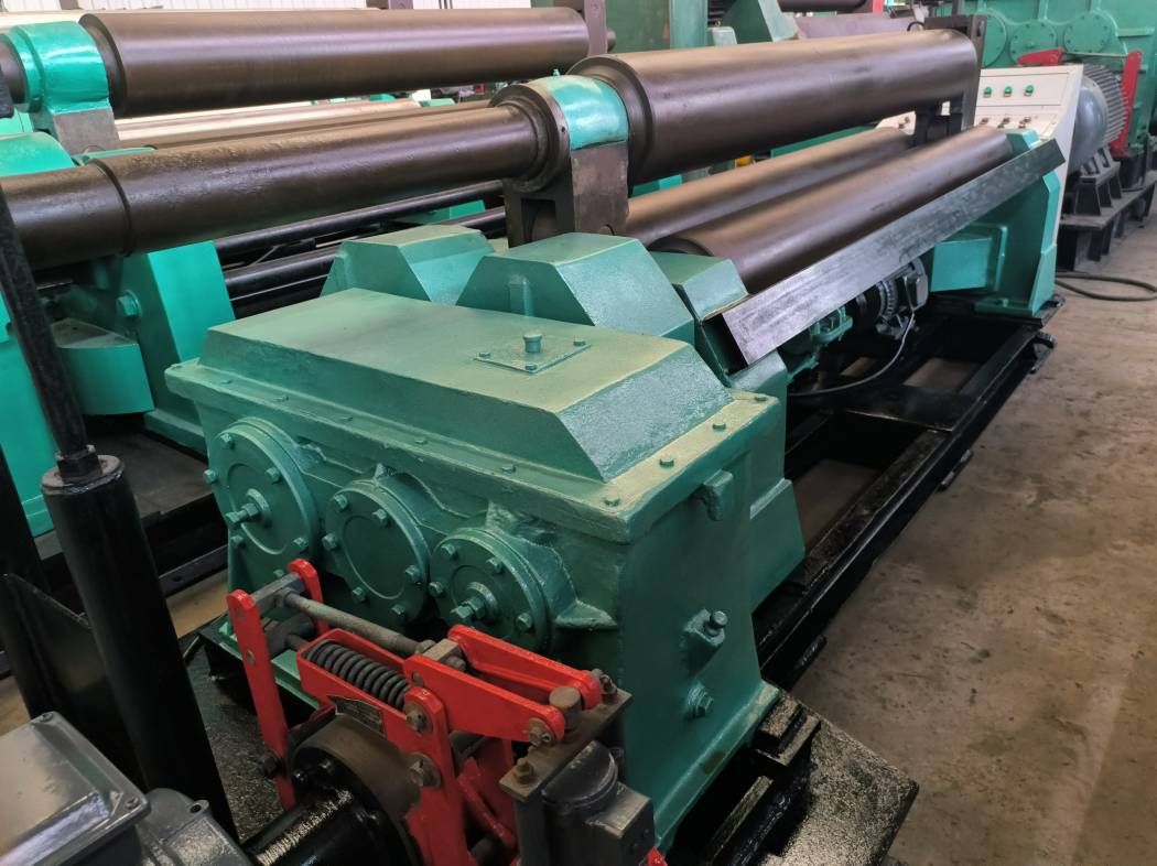 16型2米宽二手滚圆机 电动卷板机成色新好操作-2