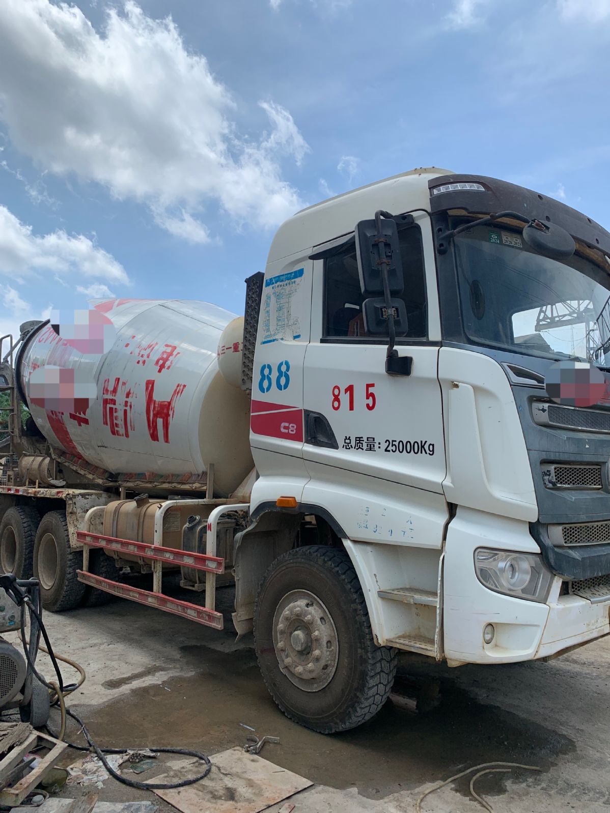 转让8成新16年三一搅拌车一台！-2