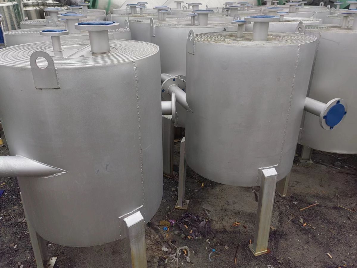 40平方螺旋板换热器 二手换热器 不锈钢材质-2