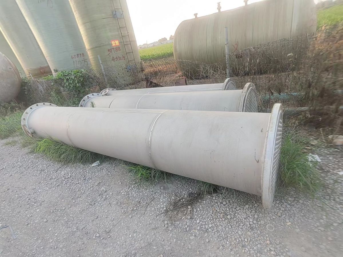 转让二手不锈钢列管式冷凝器 工业高压冷凝器-2