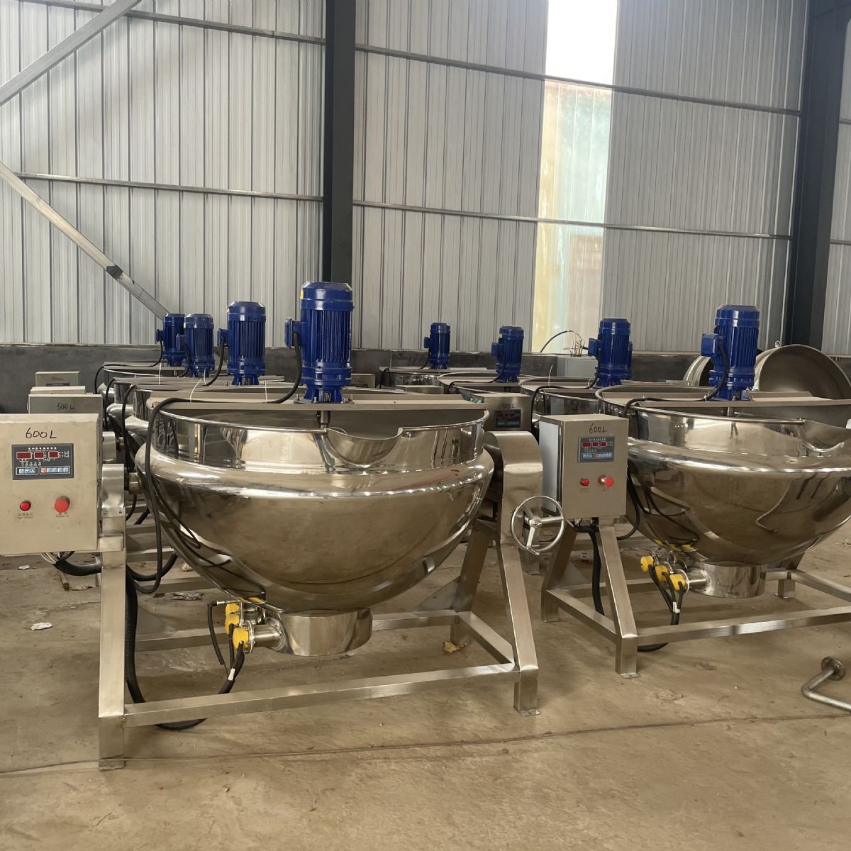 转让全新不锈钢电加热夹层锅-1