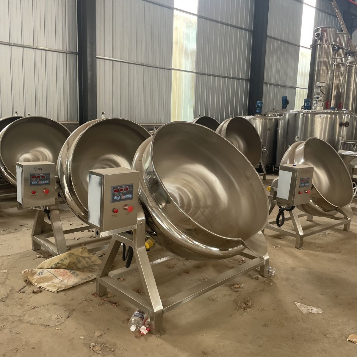 转让全新不锈钢电加热夹层锅-2