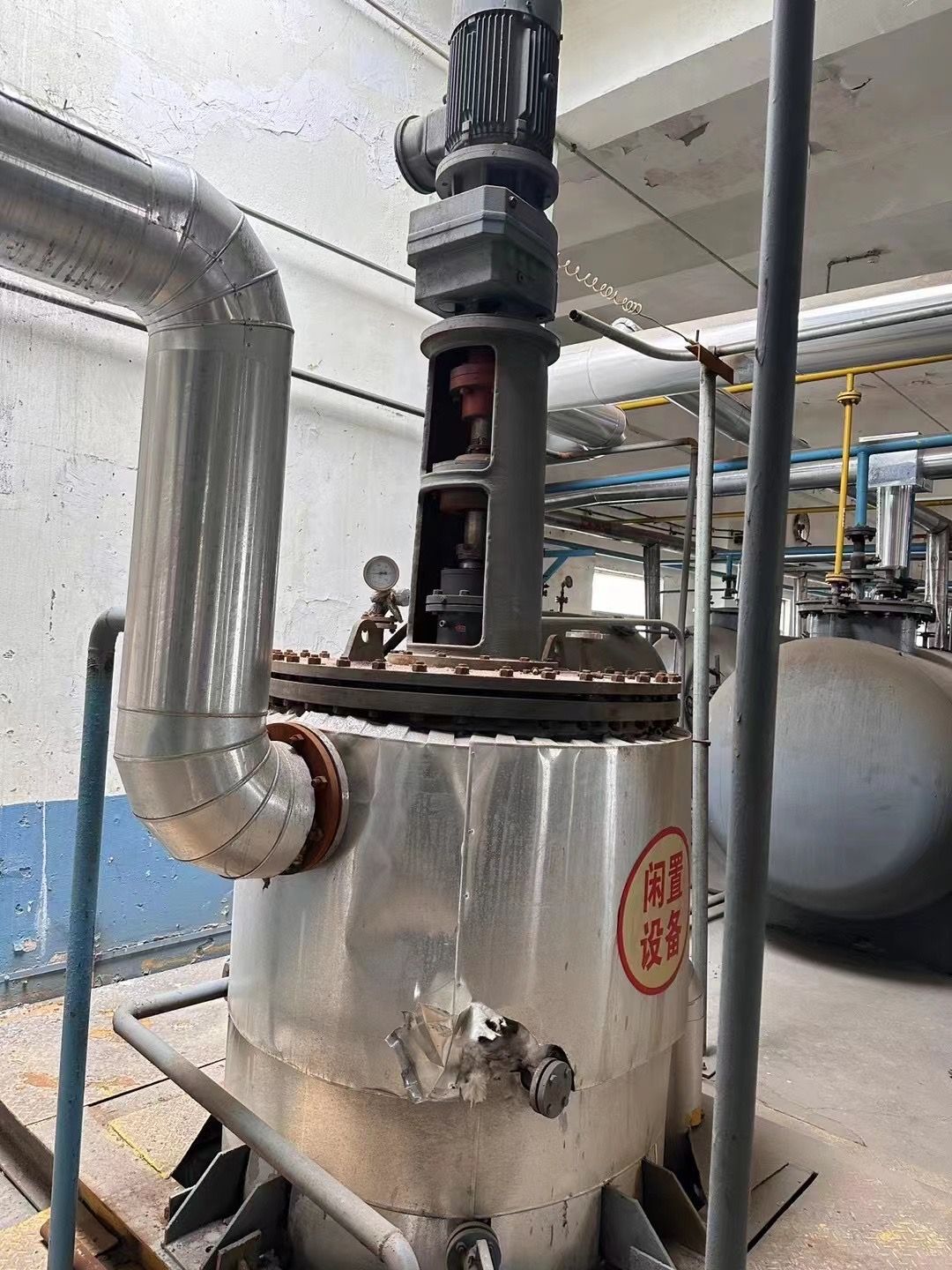 转让9成新二手薄膜刮板蒸发器一台！-1