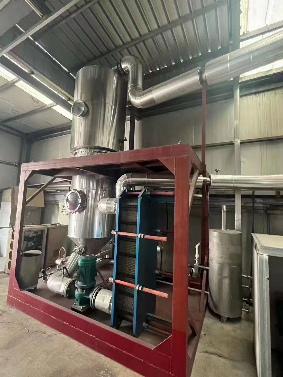 转让9成新二手钛材蒸发器一套！-2