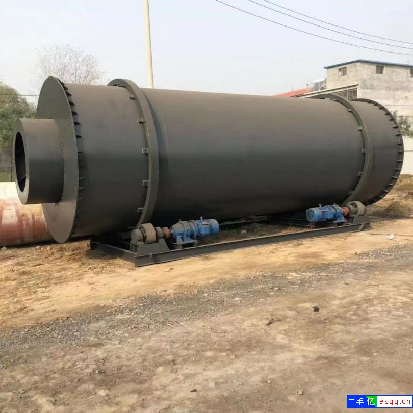 转让时产40吨滚筒烘干机 三回程沙子滚筒烘干机-1