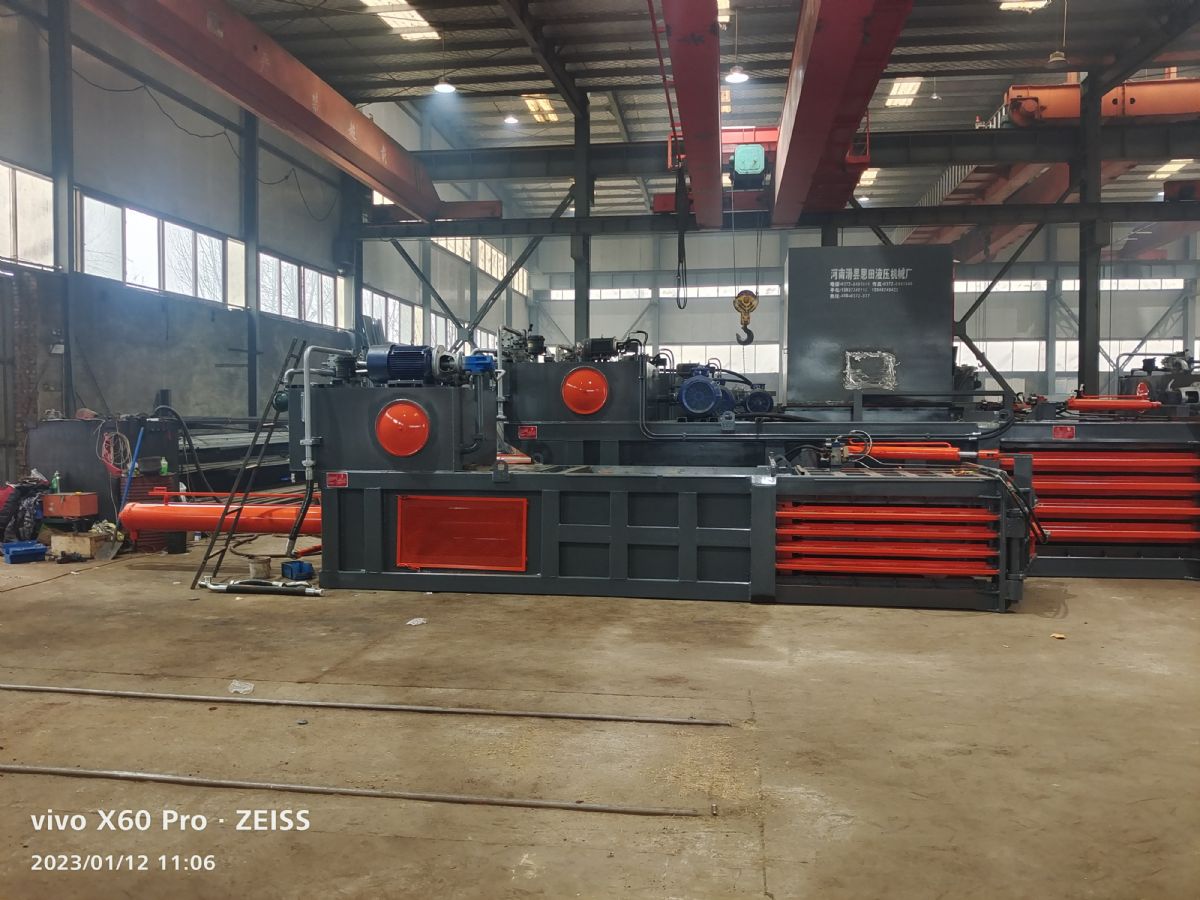 转让9成新200吨多功能废纸打包机-1