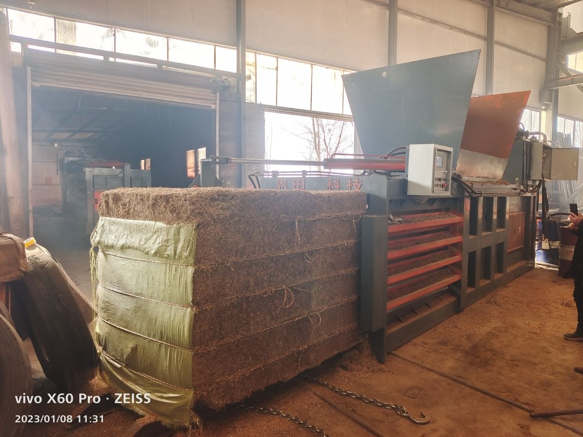 本地出售全自二手全自动工业垃圾废纸打包机-1