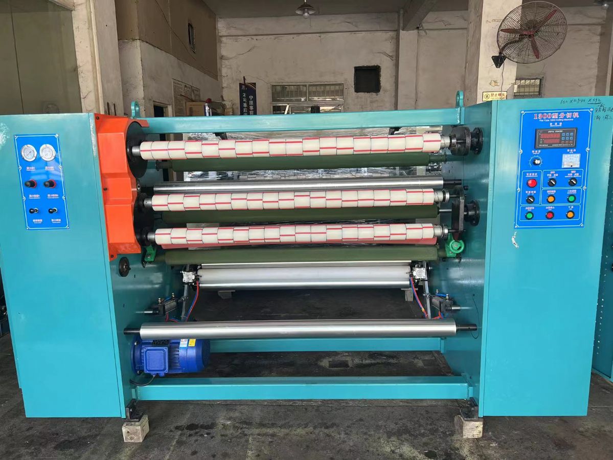 东莞常平佳源二手胶带分切机转让 封箱胶带生产设备-2