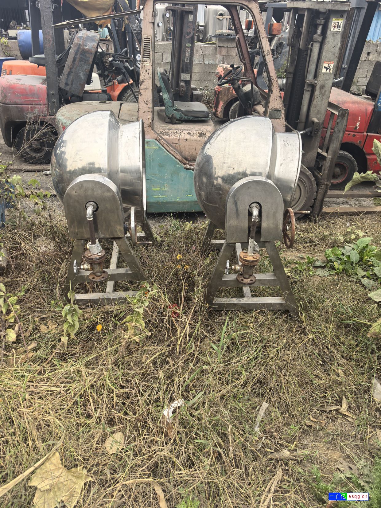 转让9成新夹层锅50升-3