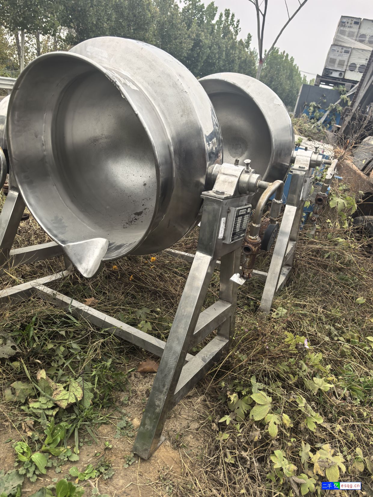 转让9成新夹层锅50升-2