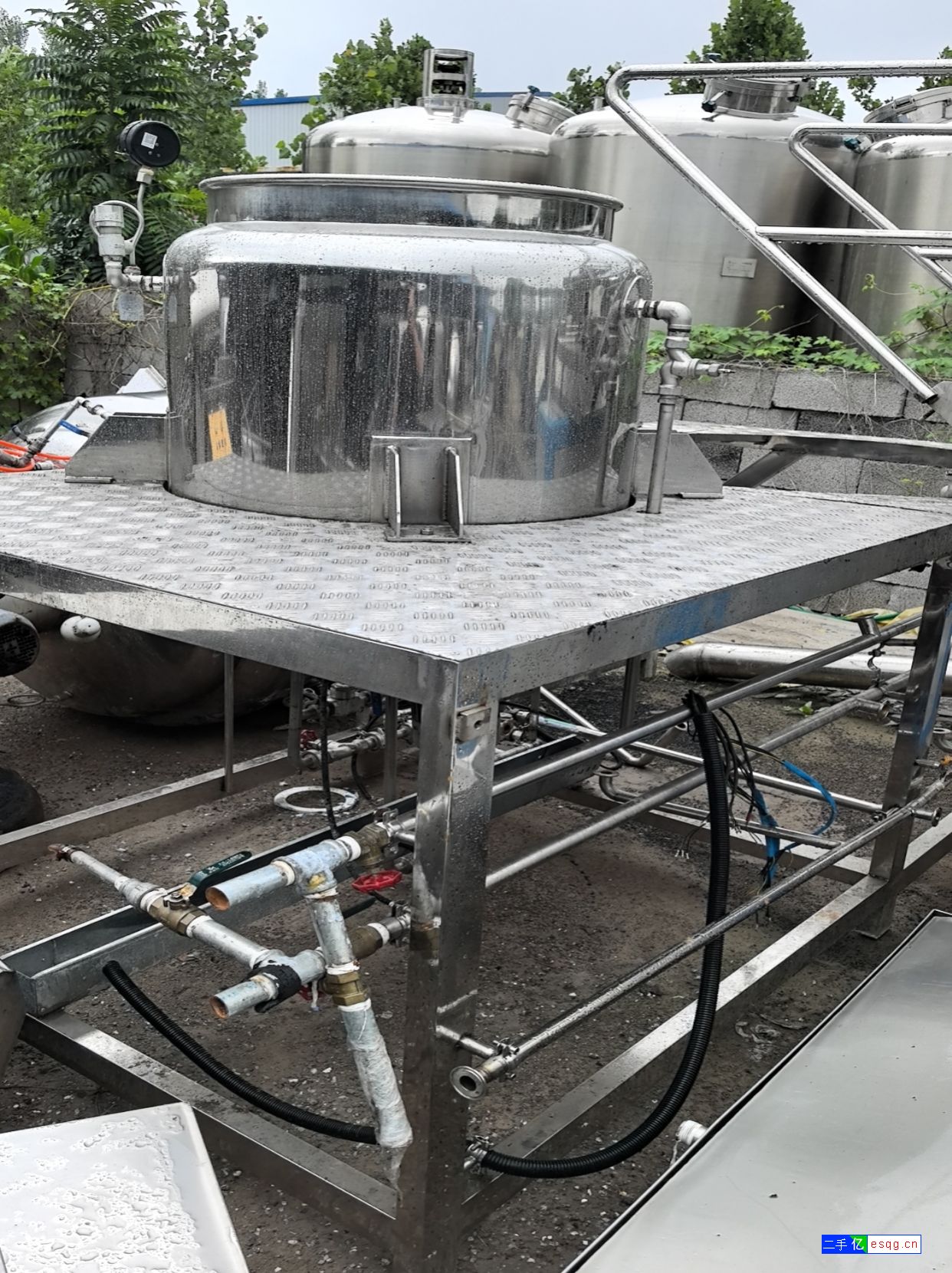 转让8成新真空乳化机组-3