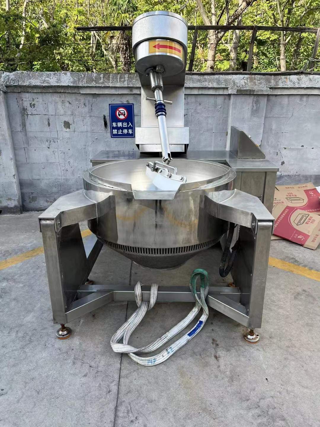 转让多台二手行星搅拌夹层锅,电磁加热,蒸汽加热,电-2