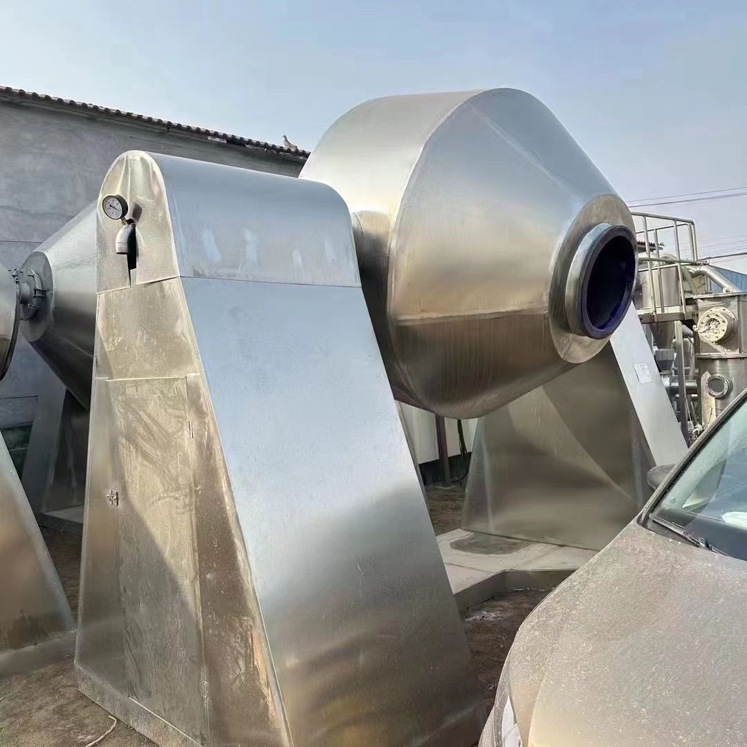 转让多台二手双锥回转搪瓷干燥机-1