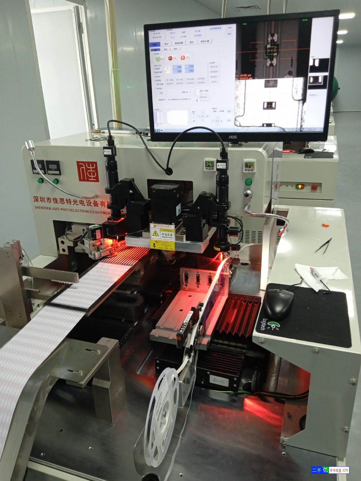 转让9.5成新COB贴片机一套，共10台 9.5成-2