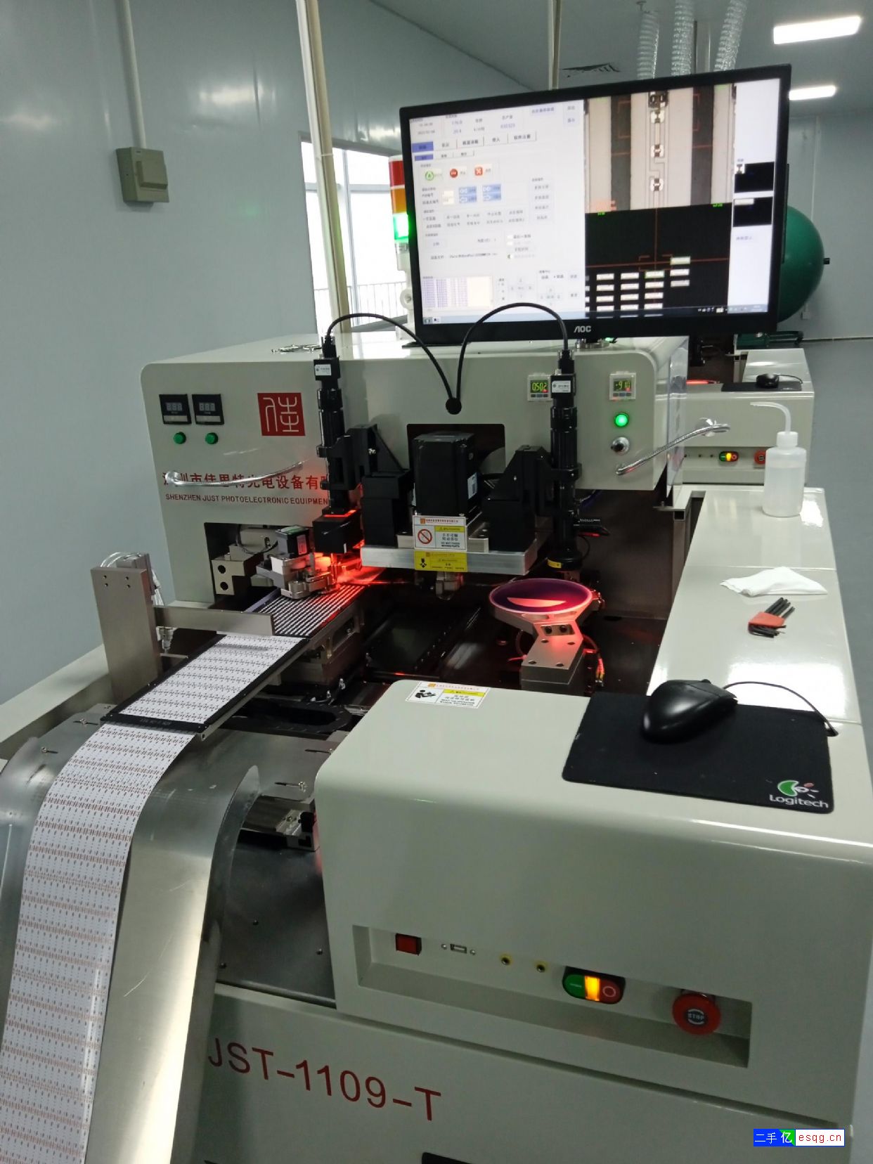 转让9.5成新COB贴片机一套，共10台 9.5成-3